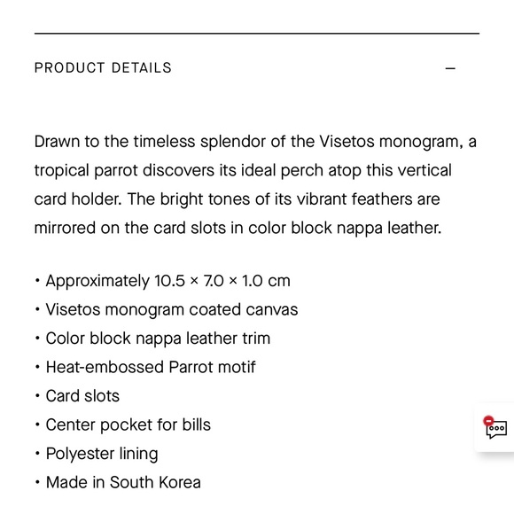 🦜MCM🦜Park N/S Zoo Parrot Card Case in Visetos Leather Mix - Picture 4 of 13